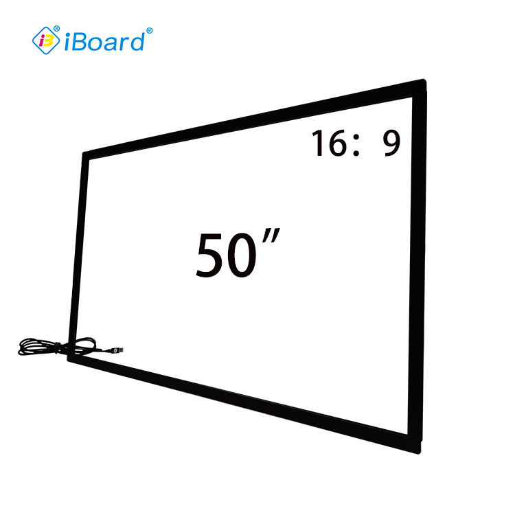 IBoard 32" 43" 50" 55" 65" 75" الإطار المتعدد اللمسات تحت الحمراء إطار التغطية الاتصال USB للشاشة اللمسة شاشة شاشة التلفزيون الإشارات الرقمية