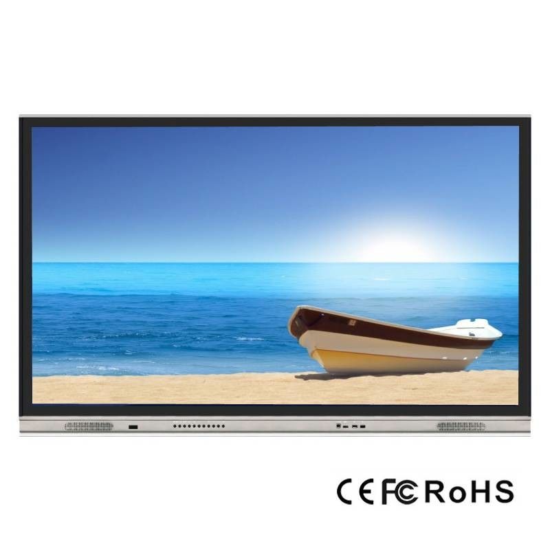 شاشة لمسة تفاعلية مع إضاءة خلفية LED وشاشة LED عالية الدقة HDMI OUT