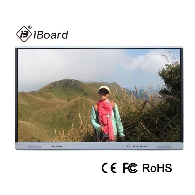 3840*2160 لوحة تعليمية LCD 5ms لوحة لمس تفاعلية ويندوز لينكس للأشعة تحت الحمراء للتعليم التجاري أو المدرسي