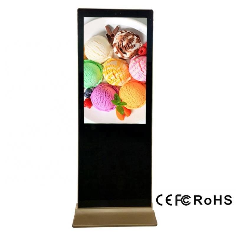 تصميم داخلي مخصص سوبر ماركت شاشة LCD الإعلانية منصة العرض الإشارات الرقمية كيوسك