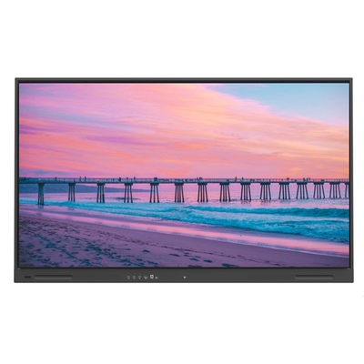 65 بوصة لوحة مسطحة تفاعلية 75 86 98 بوصة شاشات متعددة اللمس 4K