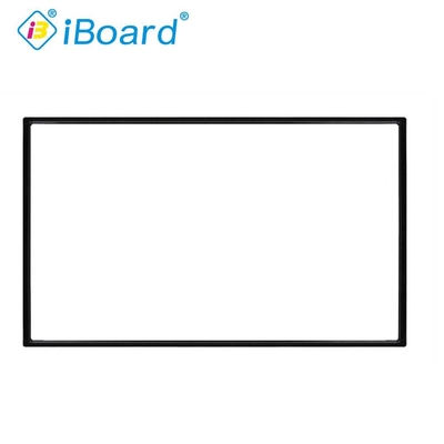 Iboard التفاعلية لوحة بيضاء التغطية الأشعة تحت الحمراء لمس 120 بوصة 10 نقاط منفذ USB 4K جهاز عرض لوحة بيضاء لغرفة المدرسة