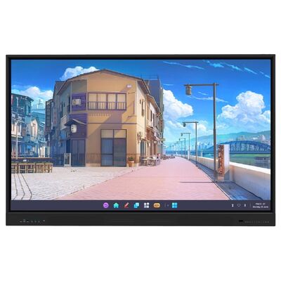 شاشة تفاعلية تعمل باللمس مقاس 86 بوصة 4K لوحة معلومات ذكية تعمل باللمس