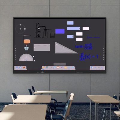 لوحة تعليمية LCD 65 بوصة MultiTouch شاشة تفاعلية ذكية لوحة تفاعلية لوحة إلكترونية