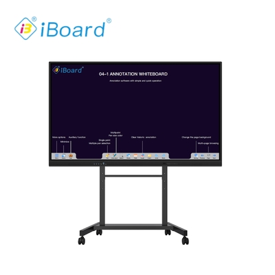 4 3 Ratio Iboard اللوحة البيضاء التفاعلية مع اتصال VGA و Android 11 8 64G