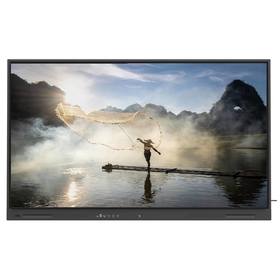 لوحة LCD الذكية 65 75 86 بوصة جهاز كمبيوتر أندرويد كمبيوتر اللمس تحت الحمراء لوحة تلفزيون ذكي لوحة تلفزيون مع البرمجيات للاجتماعات التعليم المدرسي