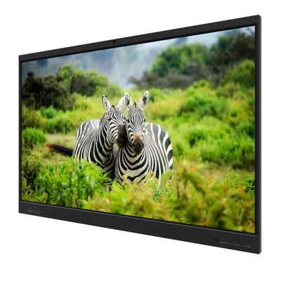 IFP اللوحة المسطحة التفاعلية 4K أندرويد أوبس جهاز كمبيوتر مزدوج النظام لاسلكي مشاركة متعددة اللمس 86 بوصة لوحة ذكية للأطفال المدرسيين أدوات التدريس الاجتماع عبر الإنترنت