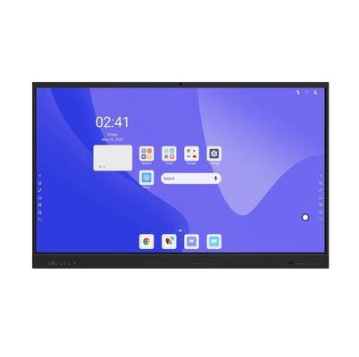 منتج تصميم جديد 4k 65 75 85 96 110 بوصة الشاشة اللمسية متعددة اللغات البرمجيات LCD Smart Board أندرويد لوحة تفاعلية للقناة الشريك