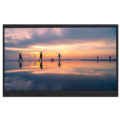 لوحة مسطحة تفاعلية 98 بوصة أندرويد OPS PC i7 USB TYPE-C HDMI Wifi RS232 لوحة بيضاء أدوات التدريس البرمجية لعقد اجتماعات المكتب التدريسي عبر الإنترنت