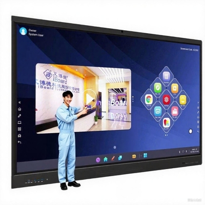 سعر المصنع 4k 85 بوصة شاشة تعمل باللمس برنامج متعدد اللغات شاشة إل سي دي ذكية لوحة تفاعلية تعمل بنظام أندرويد للمدرسة