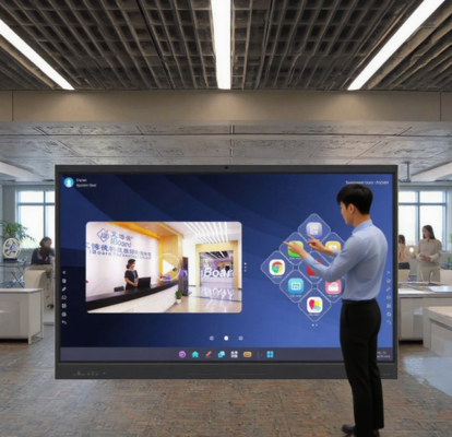 سعر المصنع IBoard 4k الشاشة اللمسية البرمجيات متعددة اللغات Lcd Smart Board Android لوحة تفاعلية للمدرسة