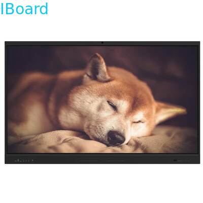 شاشة مسطحة تفاعلية مقاس 65 بوصة بنظام Android 14 وذاكرة وصول عشوائي (RAM) 8+128 جيجابايت للاجتماعات المدرسية والمكتبية
