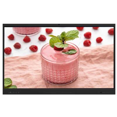 لوحة LCD الذكية 75 86 بوصة وحدة تشغيل اندرويد مضمنة شاشة مراقبة نظام 4K 3840x2160 دقة واي فاي USB HDMI اختياري ويندوز i3 i5 i7