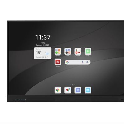 شاشة تفاعلية iBoard مقاس 98 بوصة بشاشة مسطحة تعمل باللمس للتلفزيون للمدارس والشركات