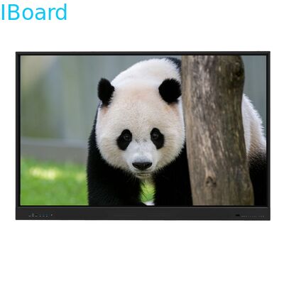 شاشة لمسة تفاعلية بطول 75 بوصة مع نقاط لمسة 20/40 وملمس الأشعة تحت الحمراء للتدريس المدرسي واجتماعات المكتب