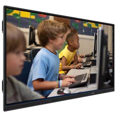 VESA Standard Wall Mount Interactive Flat Panel مع زجاج مزدوج 4 مم و 6 ميكروفونات متراصمة مدمجة لتحقيق استجابة عالية