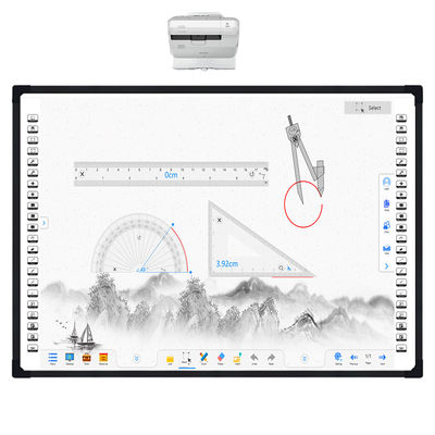 iBoard Factory Digital Smart Whiteboard إطار الألومنيوم سطح السيراميك النانو للتدريس في الفصول الدراسية لوحة اللمس