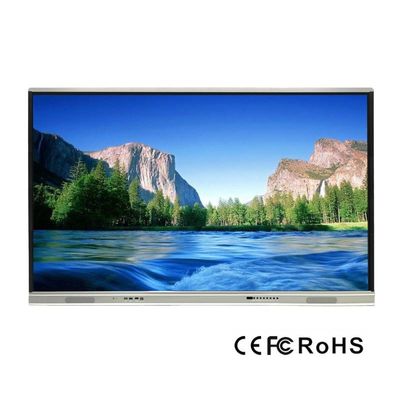 شاشة تعمل باللمس بإطار من سبائك الألومنيوم منخفضة الإشعاع تعمل باللمس 3840 * 2160 4K شاشة