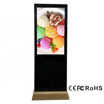 OEM حجم شاشة LCD متعددة اللمس التفاعلية لافتات 3840x2160 الألومنيوم الروبوت