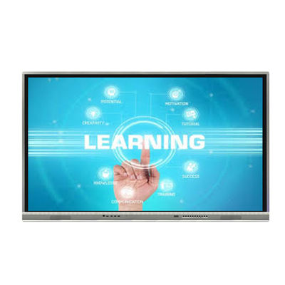 مؤتمر OEM الألوان شاشة شاشة متفاعلية مسطحة في المعدن للاجتماعات المؤسسية