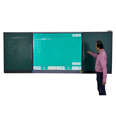 سبورة ذكية تفاعلية متعددة الأصابع مع شاشة مقاس 75/86 بوصة ودقة 3840*2160