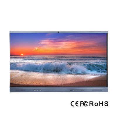 IR LED السبورة التفاعلية 75 '' شاشة لمس مسطحة LCD تفاعلية للتعليم
