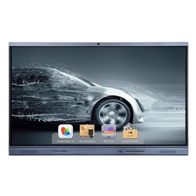 Android 3 + 32G Camera Mic 4K Interactive Flat Panel 75 بوصة للتعليم المدرسي